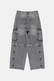 Transform 2-way cargo denim pants