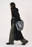 Dart wool over maxi coat