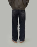 Ege one-tuck semi-wide denim pants