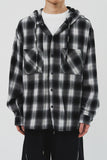 Taker Check Hooded Shirt