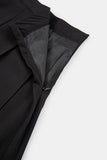 Grace pleated midi skirt