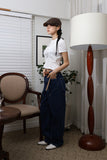 D-ring cowgirl denim jeans