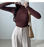 Turtleneck Collar Long Sleeve