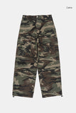Military cutting cargo half banding pants