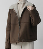 [Premium] Shearling Leather Jacket