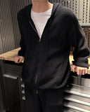 Lesher two-way knit zip-up