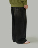 Grunge wide denim pants