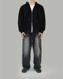 Poi two-way hooded zip-up