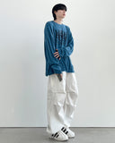 Wineed Cotton Parachute Pants