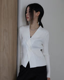 Sharon cross knit top