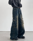 Benjamin Retro Pocket Denim Pants