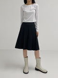 Sophie Pleats Midi Skirt