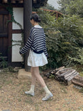 Judy Cotton Flare Mini Skirt