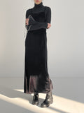 Velour Bustier Long one Piece