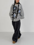 Happy Painting Brushed Overfit Sweatshirt