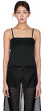 Mars satin tank top