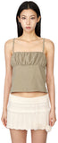 Rec shirring tank top