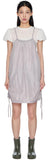 Dinzer Shirring Mid-Length One Piece