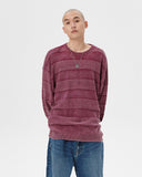WASHED STRIPE KNIT