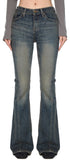 Uteo washed flare jeans