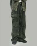 Stae cargo denim pants