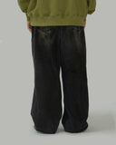 Grunge wide denim pants