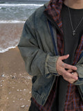 Ocean Pigment Washing Overfit Sleeve