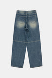 Urban wide parachute denim pants