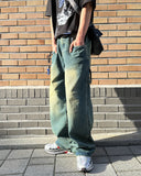 Keep patch denim pants