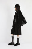 Lumpy fur mule shoes