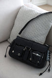 Eyelet Mixi Pocket Shoulder Bag