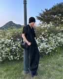 Siven two-tuck wide slacks