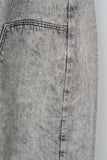 Snow Pannel Wide Denim