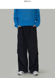Unbalanced big cargo pants