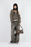 Blanc Fur Bolero Top Set