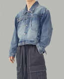 Dibble cropped denim jacket