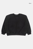 Plain overlock fleece over sweatshirt