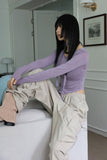 Teuel Unbalance Scarf Tee