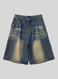 Vintage Washing Bermuda Denim