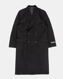 Surplus wool double maxi coat