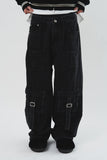 Four Pocket Black Denim