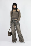 Blanc Fur Bolero Top Set