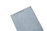 Cyan Blue Two Pocket Denim Pants