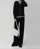 [Premium] The Mozz Cashmere Fringe Cardigan Setup