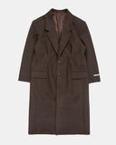 Dart wool over maxi coat