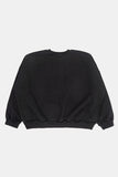 Plain overlock fleece over sweatshirt
