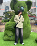 Rakyu wide denim pants