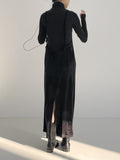 Velour Bustier Long one Piece