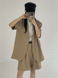 Biche No Collar Half Overfit Jacket