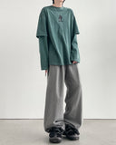 Split Layered Long Sleeve